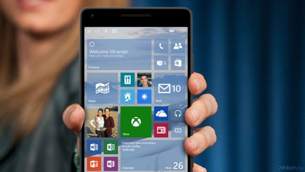 Выпущена сборка Windows 10 Mobile 10586.11 для участников программы Windows Insider
