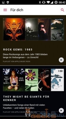 Скриншоты Apple Music для Android замечены в Сети