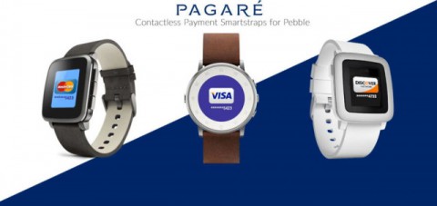 Ремешки Pagare позволяют использовать часы Pebble для мобильных платежей
