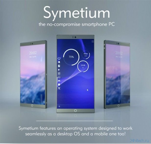 Symetium Smartphone PC – гибрид компьютера и смартфона