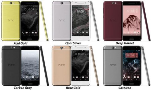 HTC One A9 вновь появился на качественных рендерах